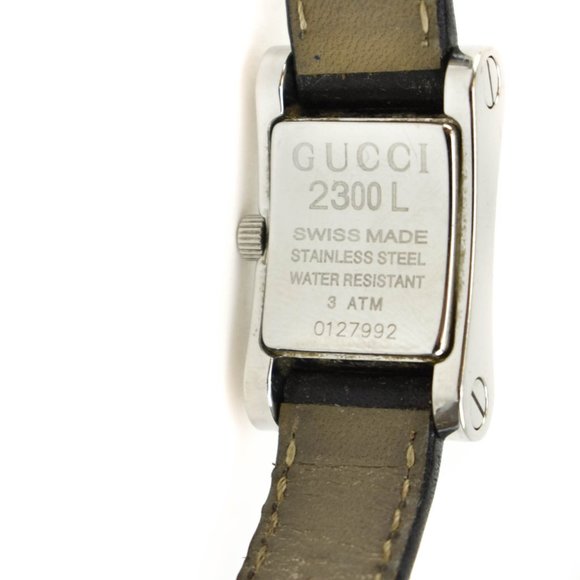 Gucci 230l Silver Stainless Steel 